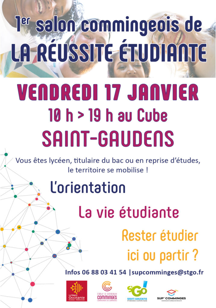 Affiche du Salon Etudiant janv 2025